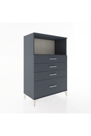 Hyperion Dolap Tek Raflı 4 Çekmeceli 88x44x134 - S51M031V5B