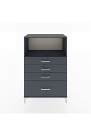 Hyperion Dolap Tek Raflı 4 Çekmeceli 88x44x134 - S51M031V5B