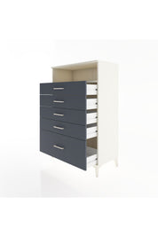 Hyperion Dolap Tek Raflı 5 Çekmeceli 88x44x134 - S51M032V2B