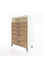 Hyperion Dolap Tek Raflı 5 Çekmeceli 88x44x134 - S51M032V3B