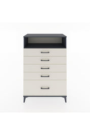 Hyperion Dolap Tek Raflı 5 Çekmeceli 88x44x134 - S51M032V4B