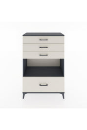 Hyperion Dolap Tek Raflı 4 Çekmeceli 88x44x134 - S51M033V4B