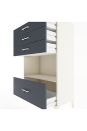 Hyperion Dolap Tek Raflı 4 Çekmeceli 88x44x134 - S51M034V2B