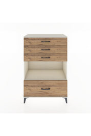 Hyperion Dolap Tek Raflı 4 Çekmeceli 88x44x134 - S51M034V3B