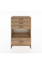 Hyperion Dolap Tek Raflı 4 Çekmeceli 88x44x134 - S51M034V9B