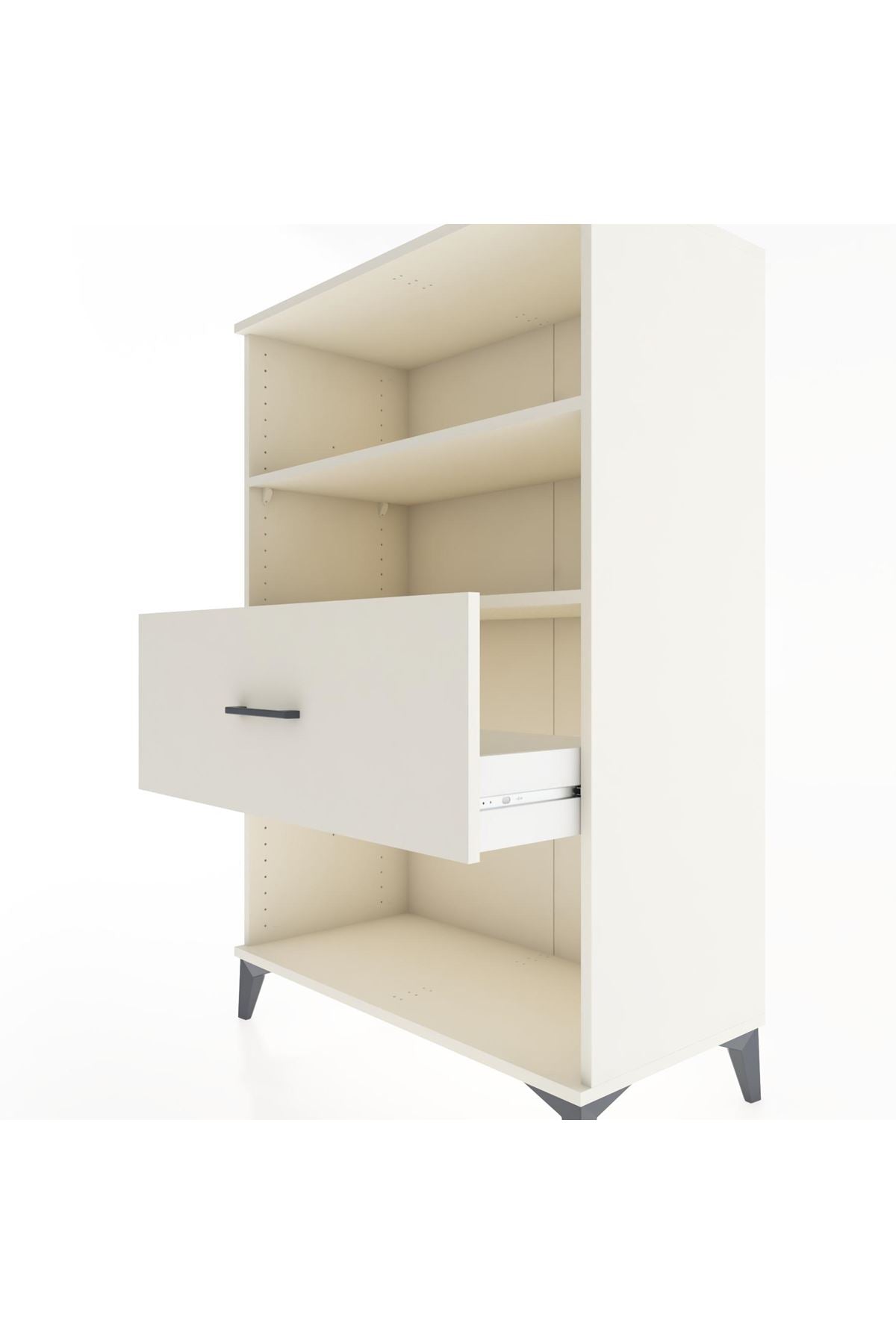 Hyperion Dolap 2 Raflı Tek Çekmeceli 88x44x134 - S51M035V1B