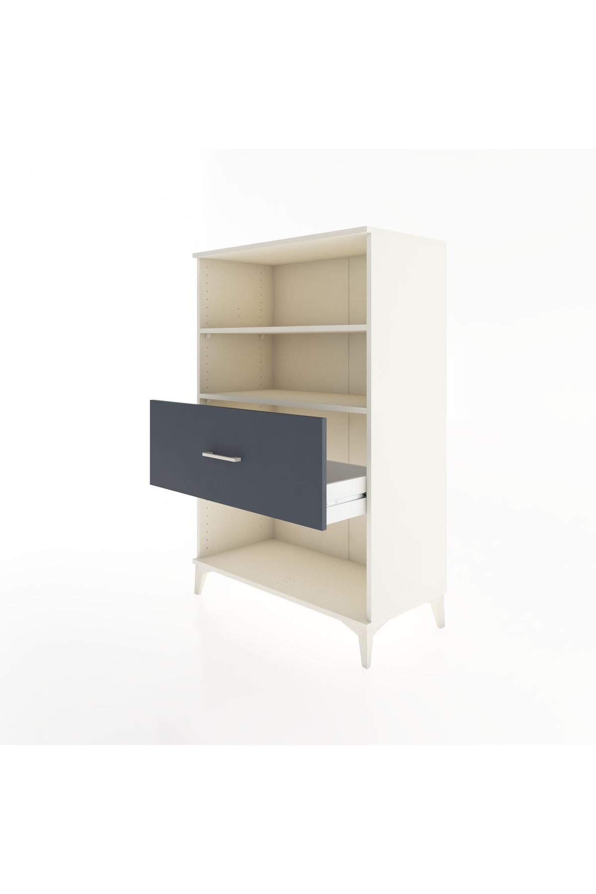 Hyperion Dolap 2 Raflı Tek Çekmeceli 88x44x134 - S51M035V2B