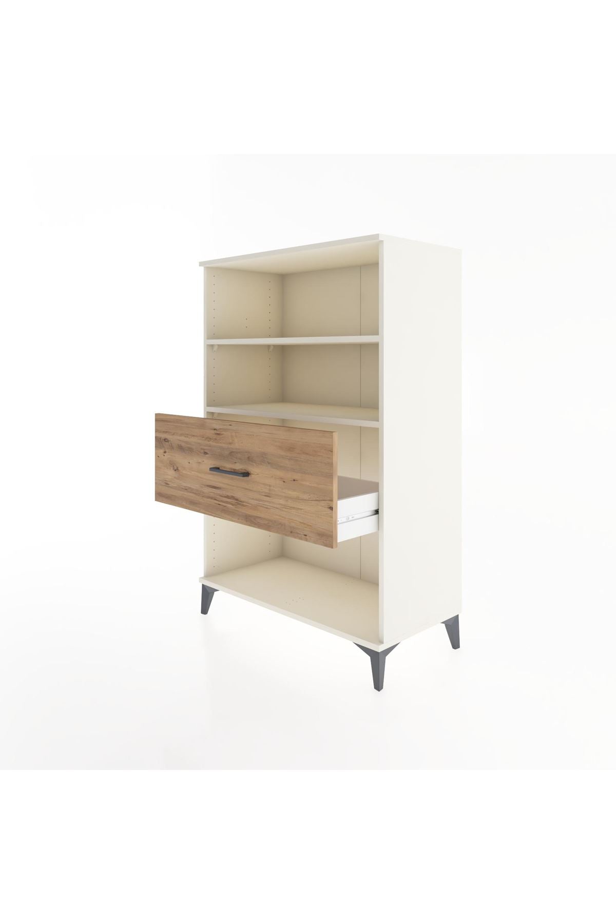 Hyperion Dolap 2 Raflı Tek Çekmeceli 88x44x134 - S51M035V3B
