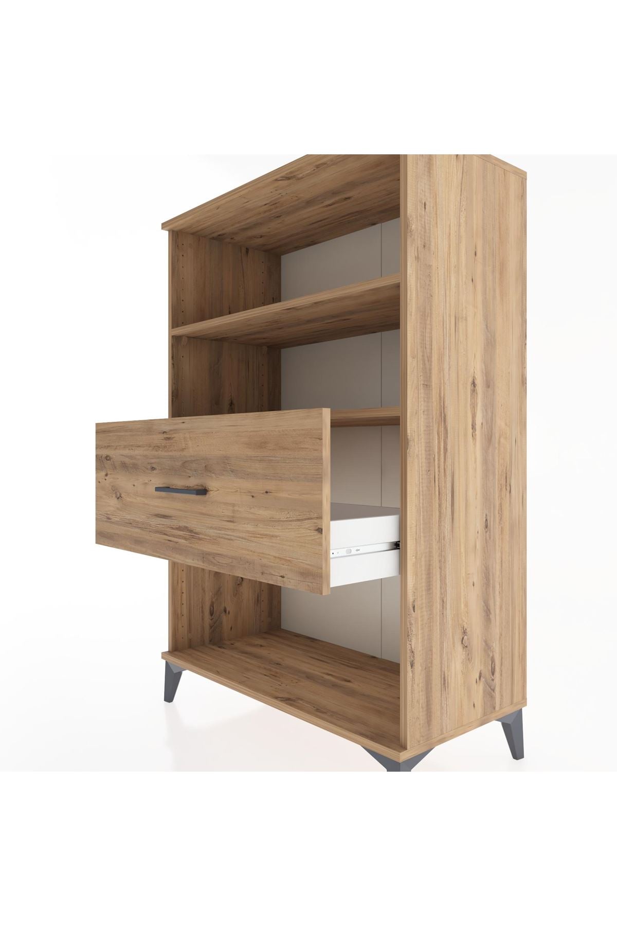 Hyperion Dolap 2 Raflı Tek Çekmeceli 88x44x134 - S51M035V9B