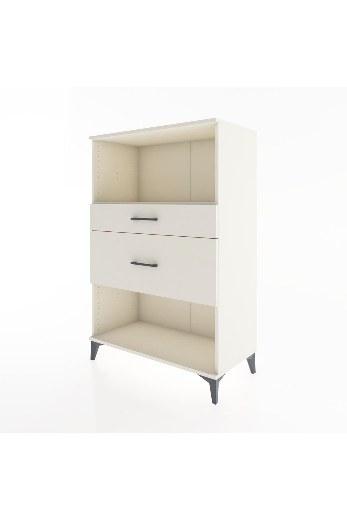 Hyperion Dolap Tek Raflı 2 Çekmeceli 88x44x134 - S51M036V1B