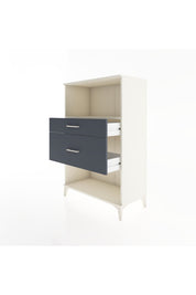 Hyperion Dolap Tek Raflı 2 Çekmeceli 88x44x134 - S51M036V2B