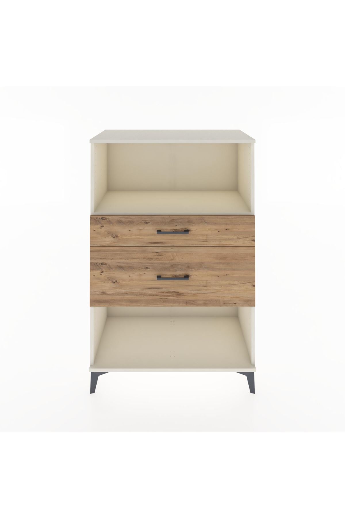 Hyperion Dolap Tek Raflı 2 Çekmeceli 88x44x134 - S51M036V3B