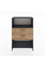 Hyperion Dolap Tek Raflı 2 Çekmeceli 88x44x134 - S51M036V6B