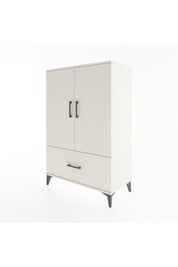 Hyperion Dolap 3 Raflı Tek Çekmeceli 2 Kapaklı 88x44x134 - S51M001V1B
