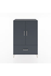 Hyperion Dolap 3 Raflı Tek Çekmeceli 2 Kapaklı 88x44x134 - S51M001V5B