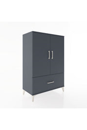 Hyperion Dolap 3 Raflı Tek Çekmeceli 2 Kapaklı 88x44x134 - S51M001V5B