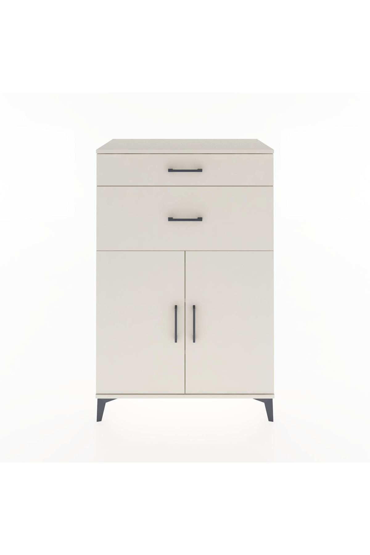 Hyperion Dolap 2 Raflı 2 Çekmeceli 2 Kapaklı 88x44x134 - S51M002V1B