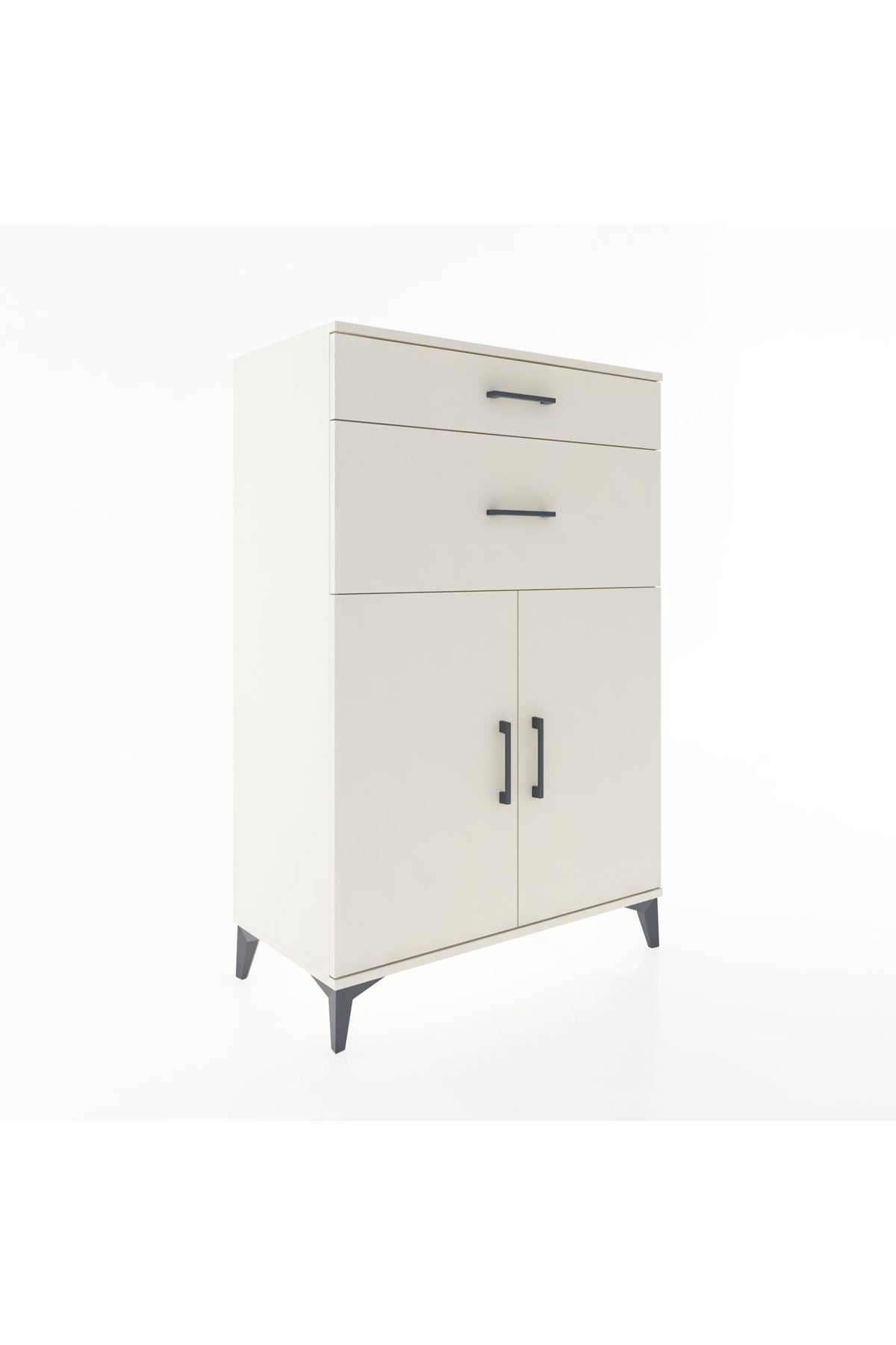Hyperion Dolap 2 Raflı 2 Çekmeceli 2 Kapaklı 88x44x134 - S51M002V1B