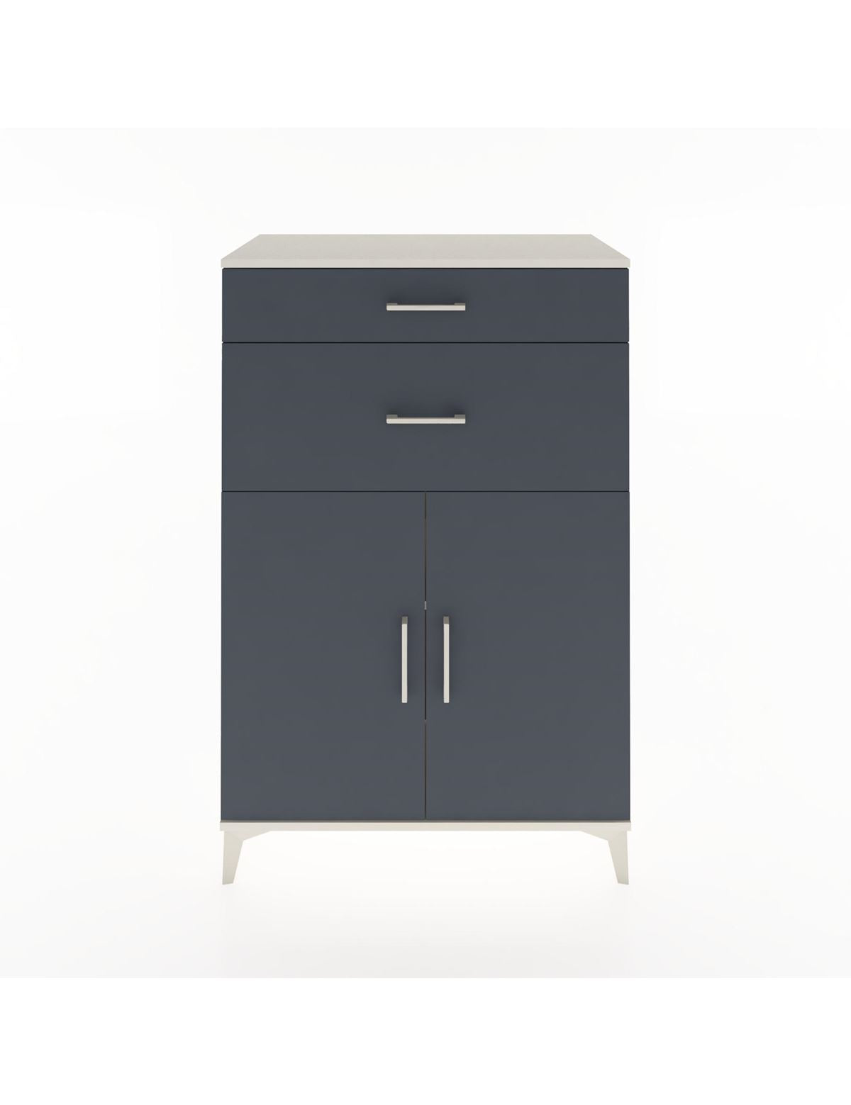 Hyperion Dolap 2 Raflı 2 Çekmeceli 2 Kapaklı 88x44x134 - S51M002V2B