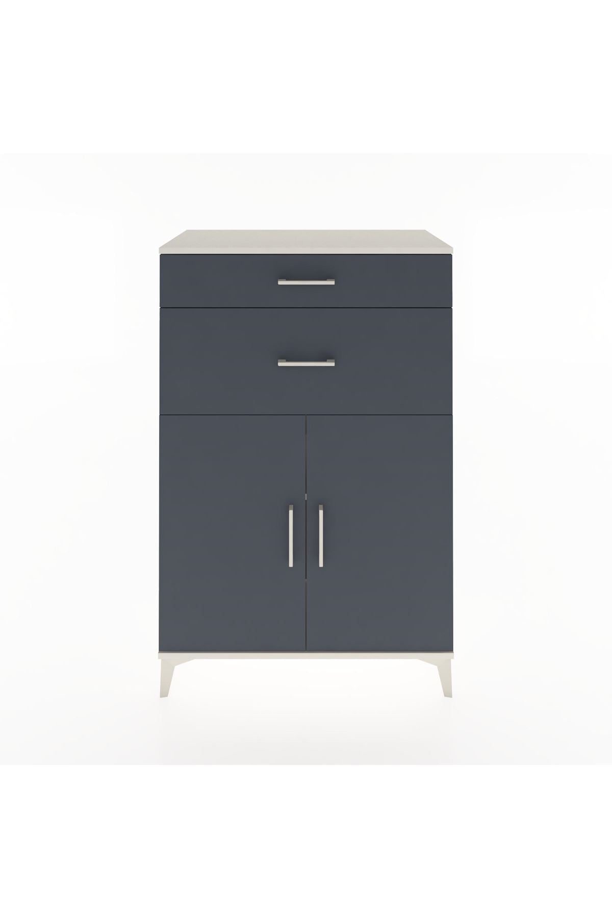 Hyperion Dolap 2 Raflı 2 Çekmeceli 2 Kapaklı 88x44x134 - S51M002V2B