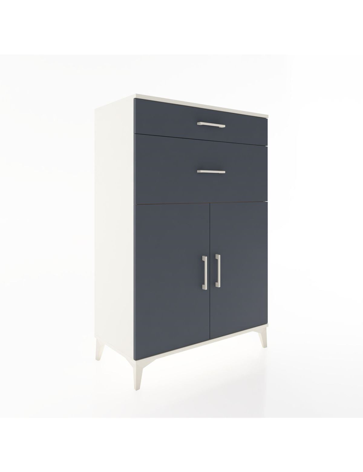Hyperion Dolap 2 Raflı 2 Çekmeceli 2 Kapaklı 88x44x134 - S51M002V2B