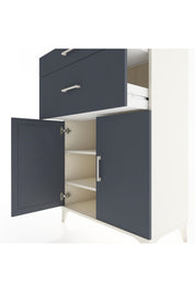 Hyperion Dolap 2 Raflı 2 Çekmeceli 2 Kapaklı 88x44x134 - S51M002V2B