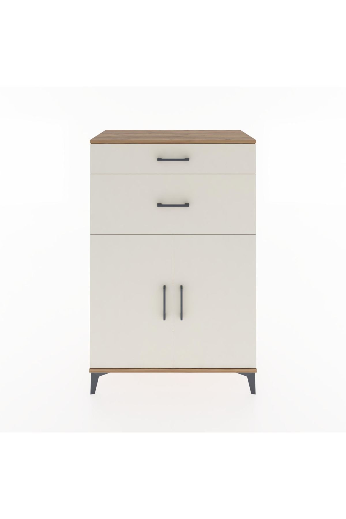 Hyperion Dolap 2 Raflı 2 Çekmeceli 2 Kapaklı 88x44x134 - S51M002V7B