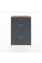 Hyperion Dolap 2 Raflı 2 Çekmeceli 2 Kapaklı 88x44x134 - S51M002V8B