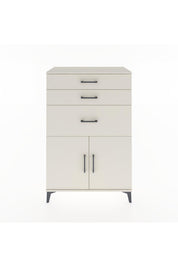 Hyperion Dolap Tek Raflı 3 Çekmeceli 2 Kapaklı 88x44x134 - S51M003V1B