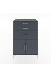 Hyperion Dolap Tek Raflı 3 Çekmeceli 2 Kapaklı 88x44x134 - S51M003V5B