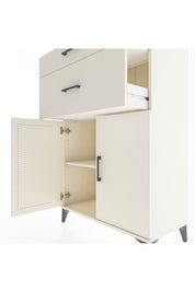 Hyperion Dolap Tek Raflı 2 Çekmeceli 2 Kapaklı 88x44x134 - S51M004V1B
