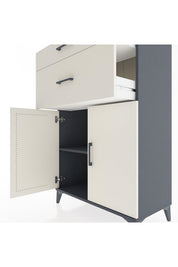 Hyperion Dolap Tek Raflı 2 Çekmeceli 2 Kapaklı 88x44x134 - S51M004V4B