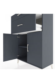 Hyperion Dolap Tek Raflı 2 Çekmeceli 2 Kapaklı 88x44x134 - S51M004V5B
