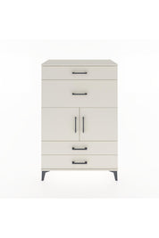 Hyperion Dolap Tek Raflı 4 Çekmeceli 2 Kapaklı 88x44x134 - S51M005V1B