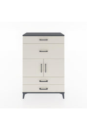 Hyperion Dolap Tek Raflı 4 Çekmeceli 2 Kapaklı 88x44x134 - S51M005V4B