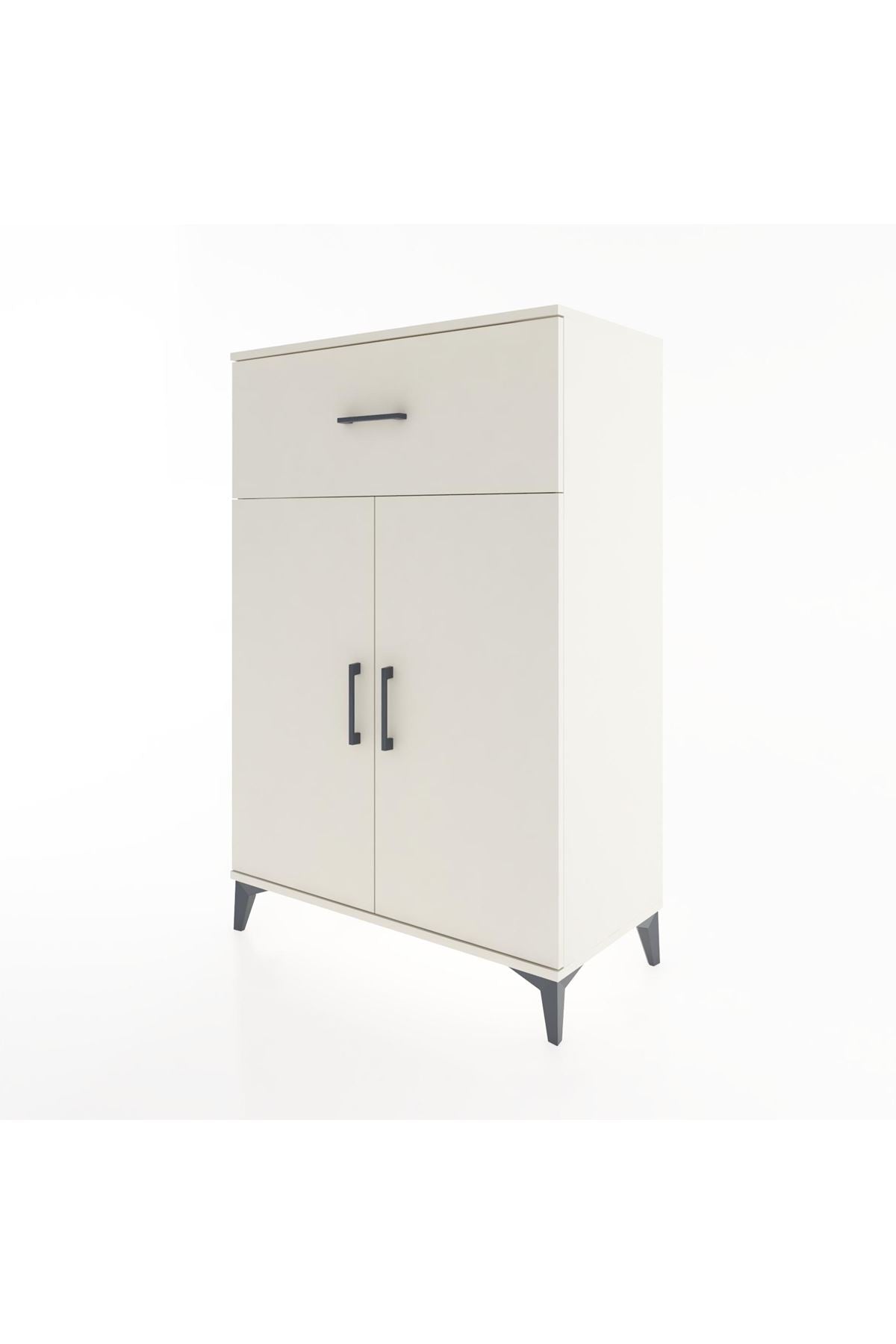 Hyperion Dolap 2 Raflı Tek Çekmeceli 2 Kapaklı 88x44x134 - S51M006V1B