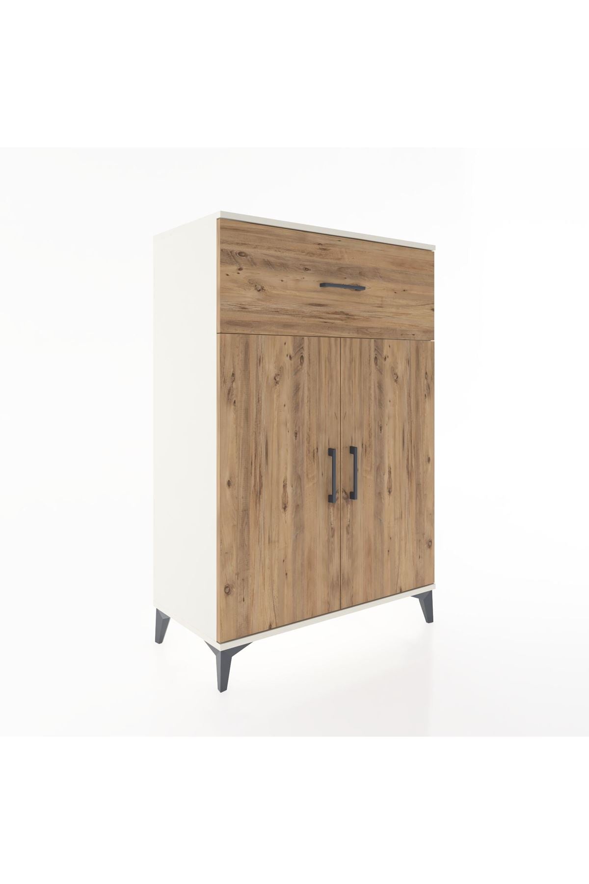 Hyperion Dolap 2 Raflı Tek Çekmeceli 2 Kapaklı 88x44x134 - S51M006V3B