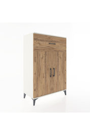 Hyperion Dolap 2 Raflı Tek Çekmeceli 2 Kapaklı 88x44x134 - S51M006V3B