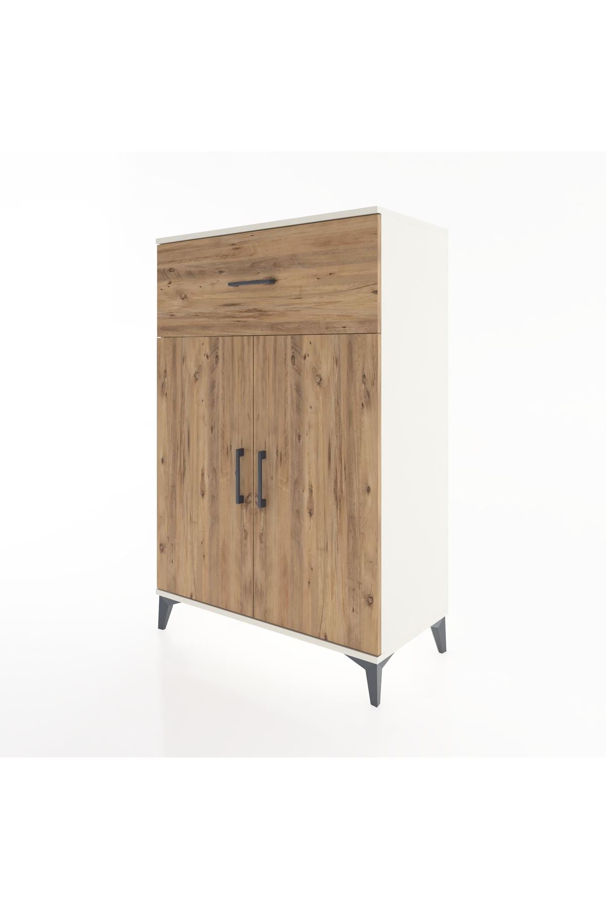 Hyperion Dolap 2 Raflı Tek Çekmeceli 2 Kapaklı 88x44x134 - S51M006V3B