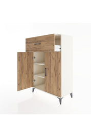 Hyperion Dolap 2 Raflı Tek Çekmeceli 2 Kapaklı 88x44x134 - S51M006V3B