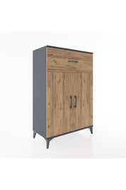 Hyperion Dolap 2 Raflı Tek Çekmeceli 2 Kapaklı 88x44x134 - S51M006V6B
