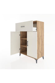 Hyperion Dolap 2 Raflı Tek Çekmeceli 2 Kapaklı 88x44x134 - S51M006V7B