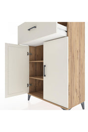 Hyperion Dolap 2 Raflı Tek Çekmeceli 2 Kapaklı 88x44x134 - S51M006V7B