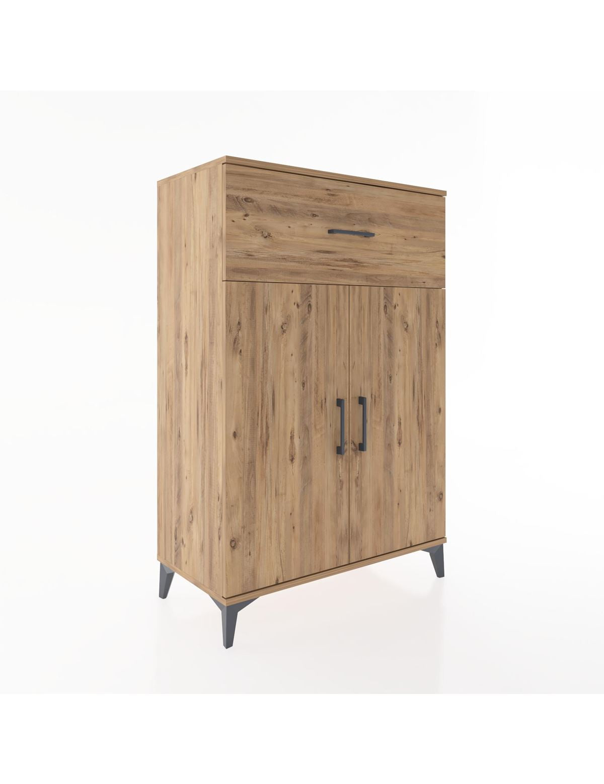 Hyperion Dolap 2 Raflı Tek Çekmeceli 2 Kapaklı 88x44x134 - S51M006V9B