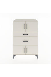 Hyperion Dolap Tek Raflı 2 Çekmeceli 4 Kapaklı 88x44x134 - S51M007V1B