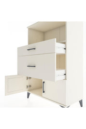 Hyperion Dolap Tek Raflı 2 Çekmeceli 2 Kapaklı 88x44x134 - S51M008V1B