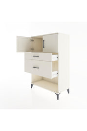 Hyperion Dolap Tek Raflı 2 Çekmeceli 2 Kapaklı 88x44x134 - S51M009V1B