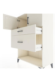 Hyperion Dolap Tek Raflı 2 Çekmeceli 2 Kapaklı 88x44x134 - S51M009V1B