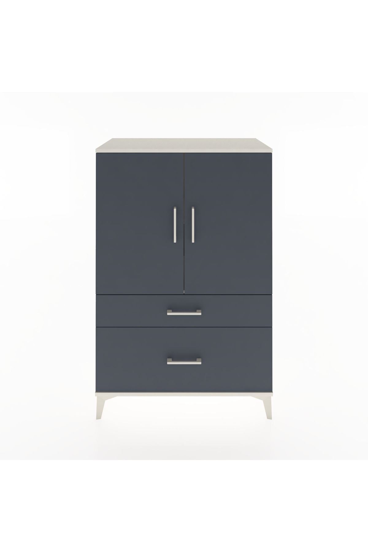 Hyperion Dolap 2 Raflı 2 Çekmeceli 2 Kapaklı 88x44x134 - S51M010V2B
