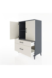 Hyperion Dolap 2 Raflı 2 Çekmeceli 2 Kapaklı 88x44x134 - S51M010V4B